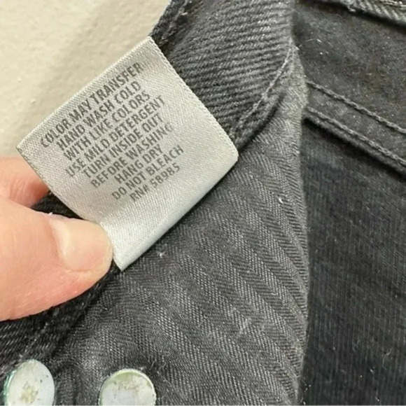 Carmar black frayed distressed denim shorts 25 - Picture 11 of 11